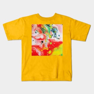 Technicolor Drips Kids T-Shirt